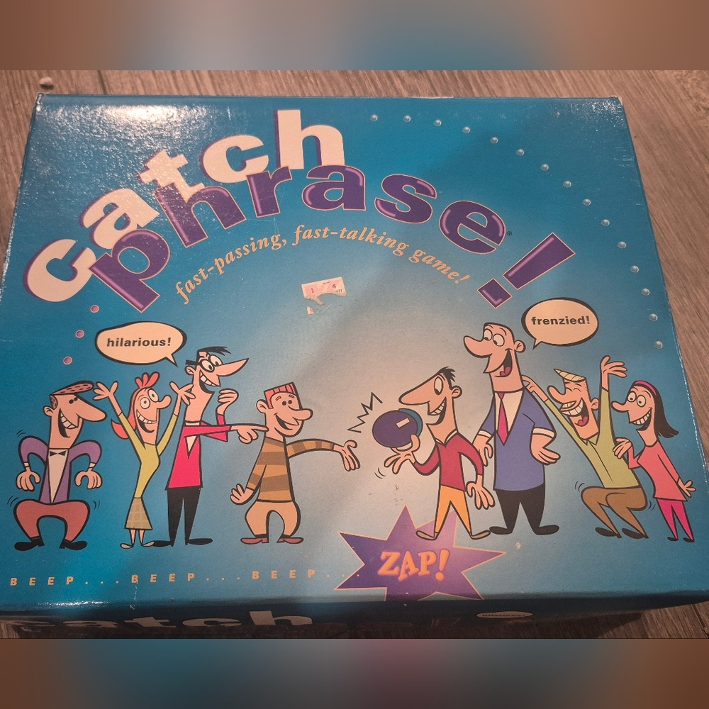Vintage 1994 Catch Phrase Fast-Paced Game - Blue